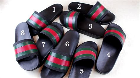 white gucci flip flops fake|knockoff gucci slides.